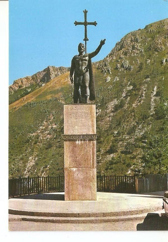 Postal 033824 : Covadonga. Estatura del Rey Don Pelayo
