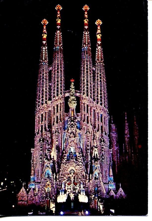 Postal 016572: BARCELONA - Templo de la Sagrada Familia