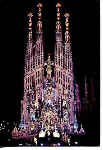 Postal 016572: BARCELONA - Templo de la Sagrada Familia