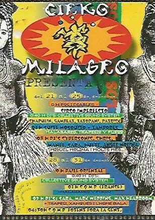 POSTAL PUBLICITARIA 55424: CIRKO MILAGRO