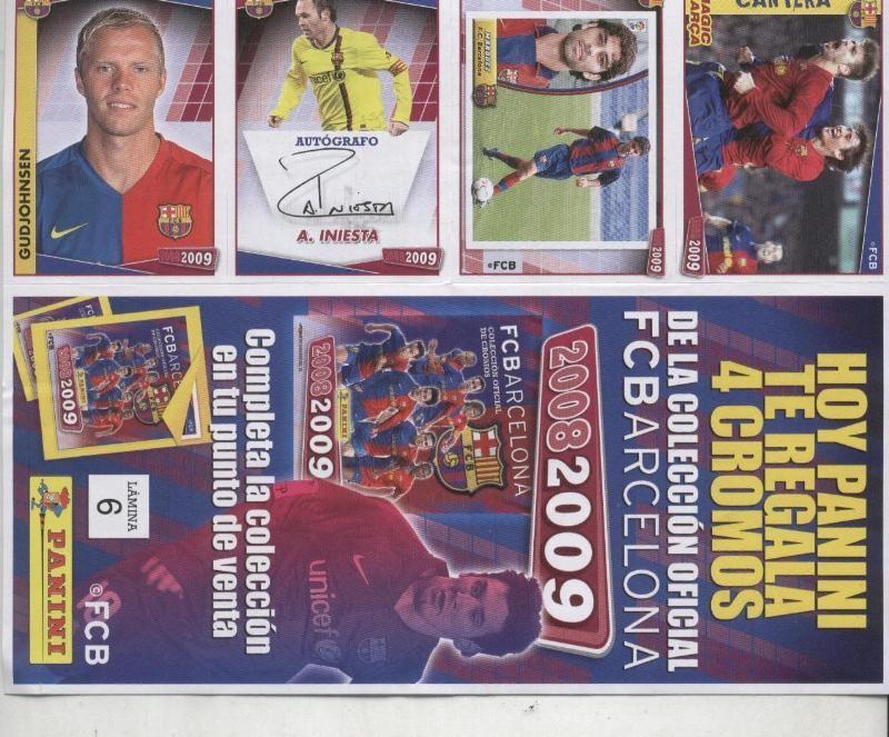 FC Barcelona 2008-2009:  lamina 06