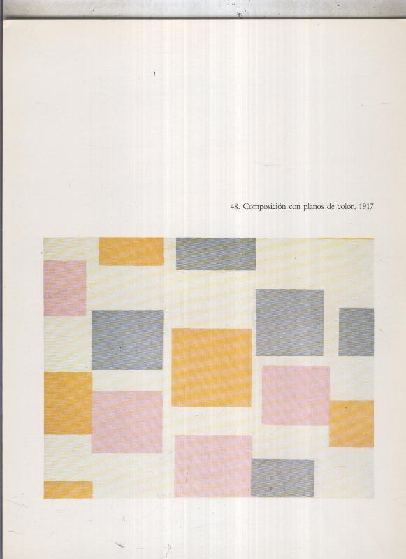 Piet Mondrian: lamina 18: Composicion con planos de color, 1917