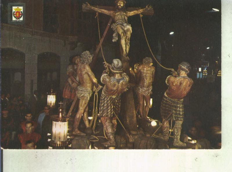 Postal 013340: Semana Santa de Valladolid: La elevacion de la cruz