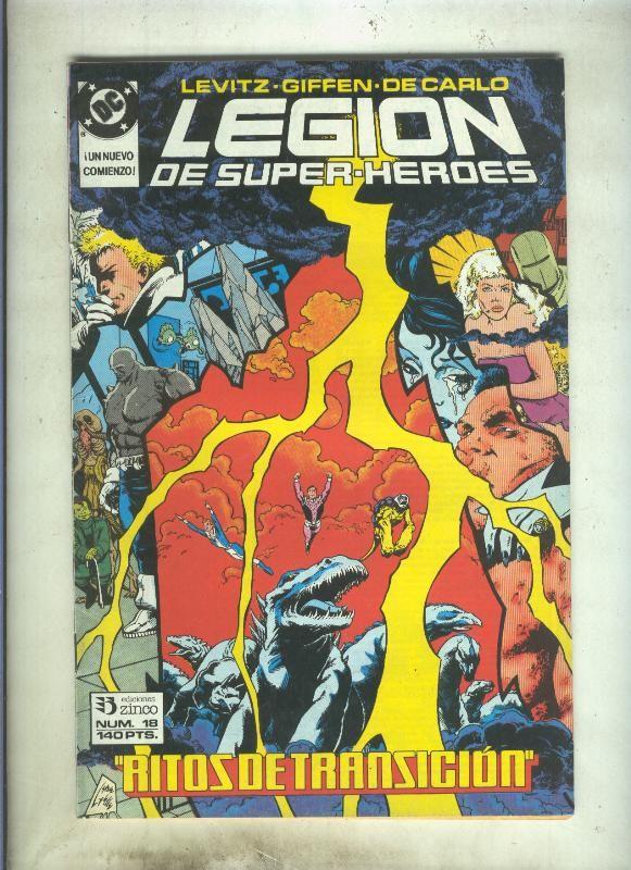 Legion de Superheroes numero 18 (numerado 4 en trasera)