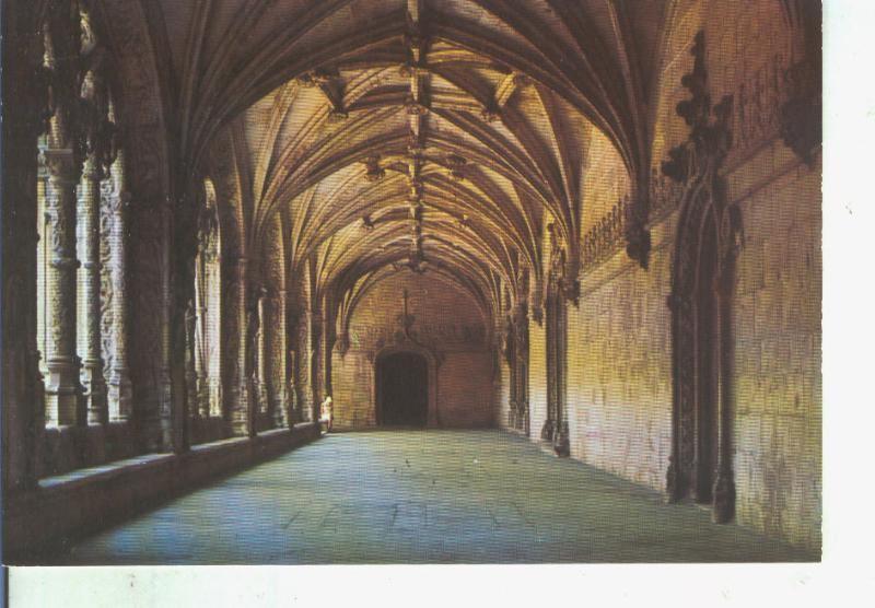 Postal 014134: Claustro del monasterio de San Jeronimo en Lisboa, Portugal
