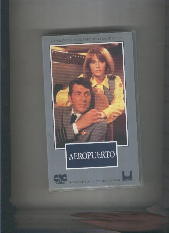 Video VHS: Aeropuerto (Burt Lancaster-Dean Martin)