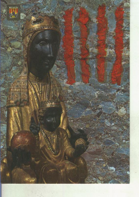 Postal 014289: Virgen de Montserrat, la moreneta, Montserrat, Barna