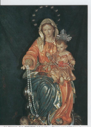 Postal 015418: Virgen del Rosario (Francisco Liza Alarcon)