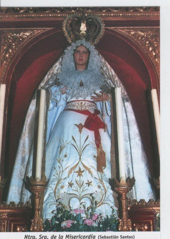 Postal 015542: Virgen Nuestra Señora de la Misericordia (Sebastian Santos)