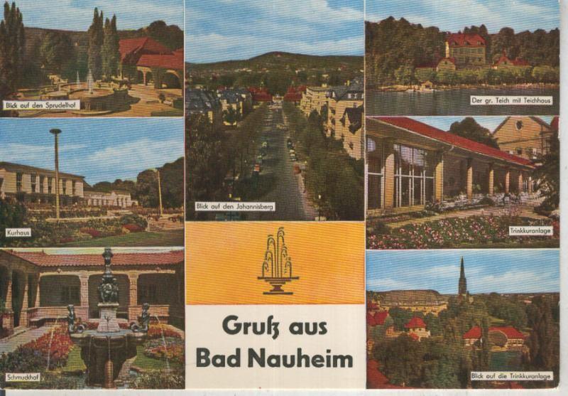 Postal 015983: Vistas varias de Gruk aus Bad Nauheim