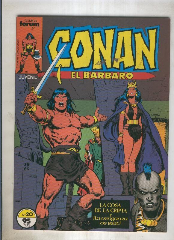 Conan el Barbaro primera edicion numero 020 (numerado 2 en trasera)