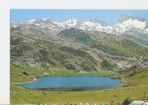 Postal 020680 : Lago La Ercina y Macizo Peña Santa. Picos de Europa. Covandonga - Asturias