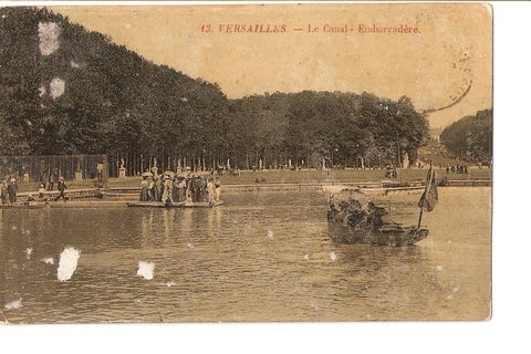 Postal 023121 : Versailles - Le canal -Embarcadere