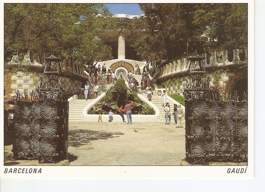 Postal 029161 : Barcelona, Gaudi, Parque Güell