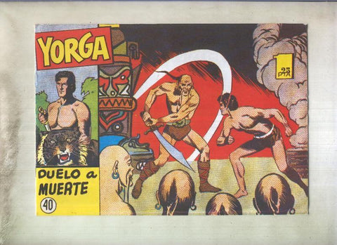 Yorga fakir indio, facsimil numero 40: Duelo a muerte