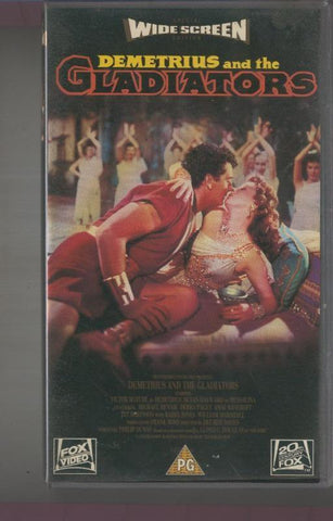 VIDEO VHS: Demetrius and the Gladiators