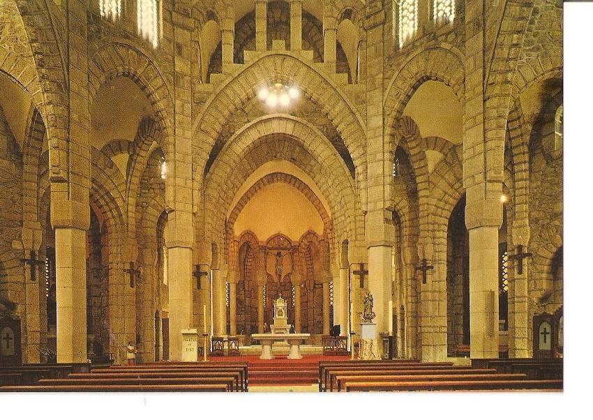 Postal 031184 : Carballino (Orense) Interior del Templo de la Vera de Cruz
