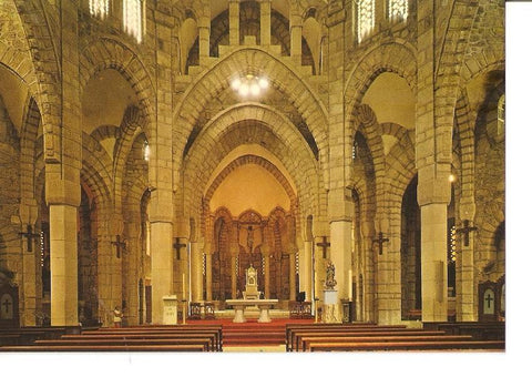 Postal 031184 : Carballino (Orense) Interior del Templo de la Vera de Cruz