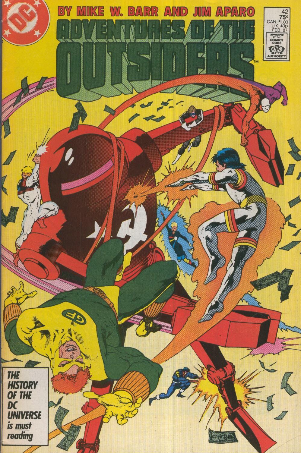 THE ADVENTURES OF THE OUTSIDERS Vol.1 Numero 42: Chasing the dollar