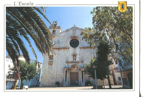 Postal 016753: L ESCALA Girona - Iglesia de l Escala