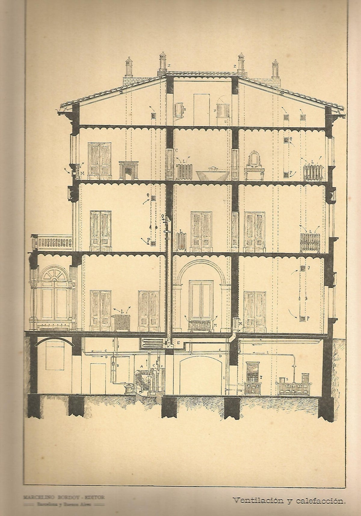 Lamina 018: Ventilacion y calefaccion