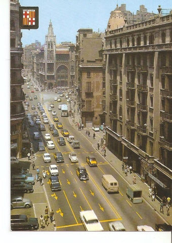 Postal 042956 : Barcelona. Gran Via Layetana