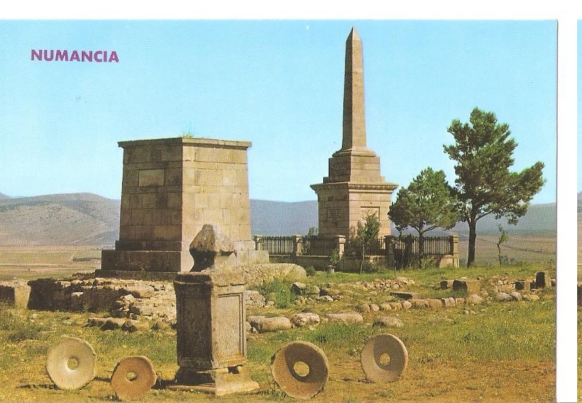 Postal 045220 : Numancia (Soria). Molinos Celtiberos - Obelisco