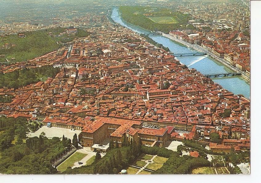Postal 045328 : Firenze. Air view