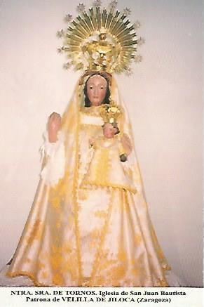 POSTAL 54145: Nuestra Señora de Tornos. Velilla de Jiloca. Zaragoza