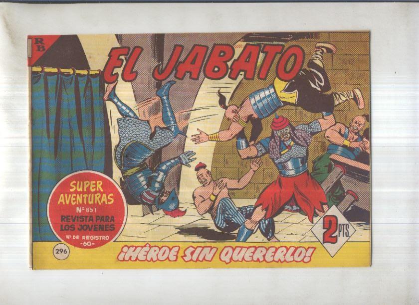 Bruguera: El Jabato numero 296: Heroe sin quererlo