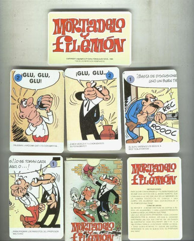 Baraja cartas: Mortadelo y Filemon  