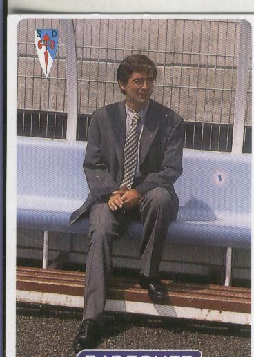 Cromos: Las fichas de la liga 95/96-Compostela: F.Vazquez