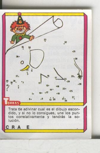 Cromo: Quien dijo, coleccion recreativa de chocolates Torras numero 46