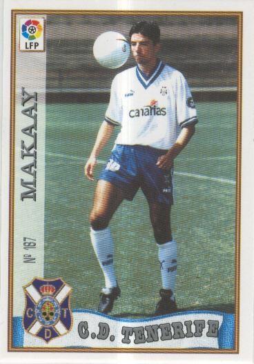 Cromo Liga 97/98: C.D.Tenerife numero 187: Makaay