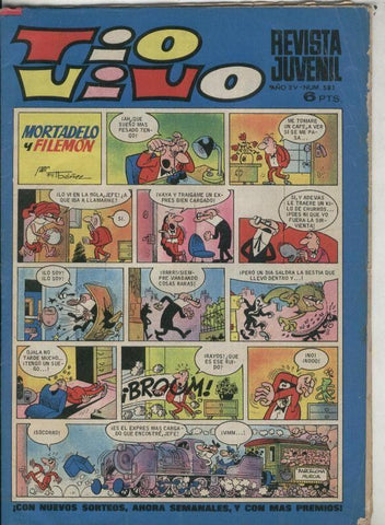 Tio Vivo segunda epoca numero 0581 (numerado 2 en trasera)