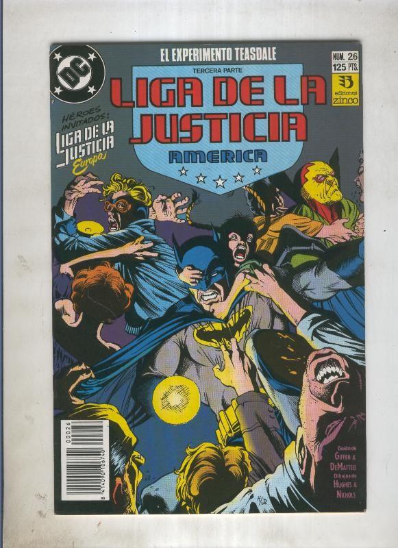 Liga de la Justicia America numero 26 (numerado 1 en trasera)