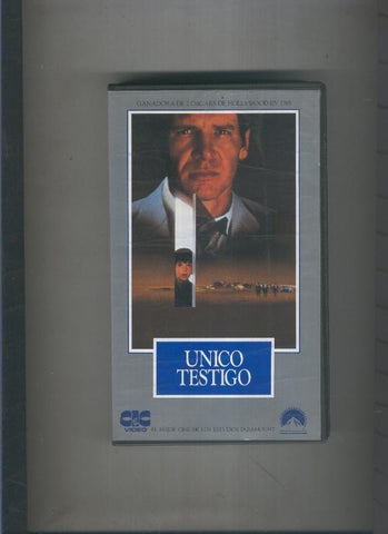 Video VHS: Unico testigo (Harrison Ford)