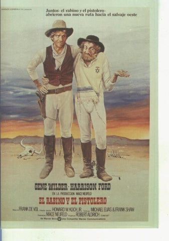 Foto cine 497: El rabino y el pistolero (Gene Wilder-Harrison Ford)
