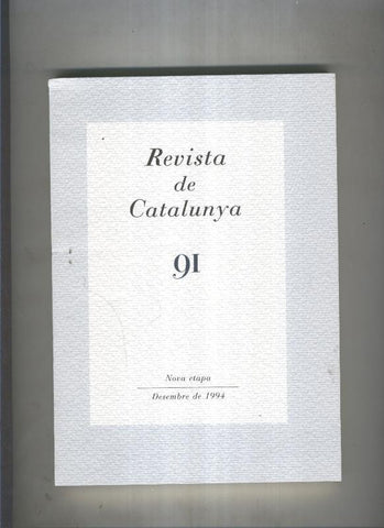 Revista de catalunya numero 091
