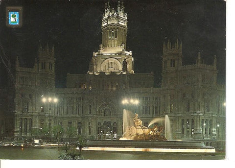 Postal 039854 : Madrid. La Cibeles y Palacio de Comunicaciones