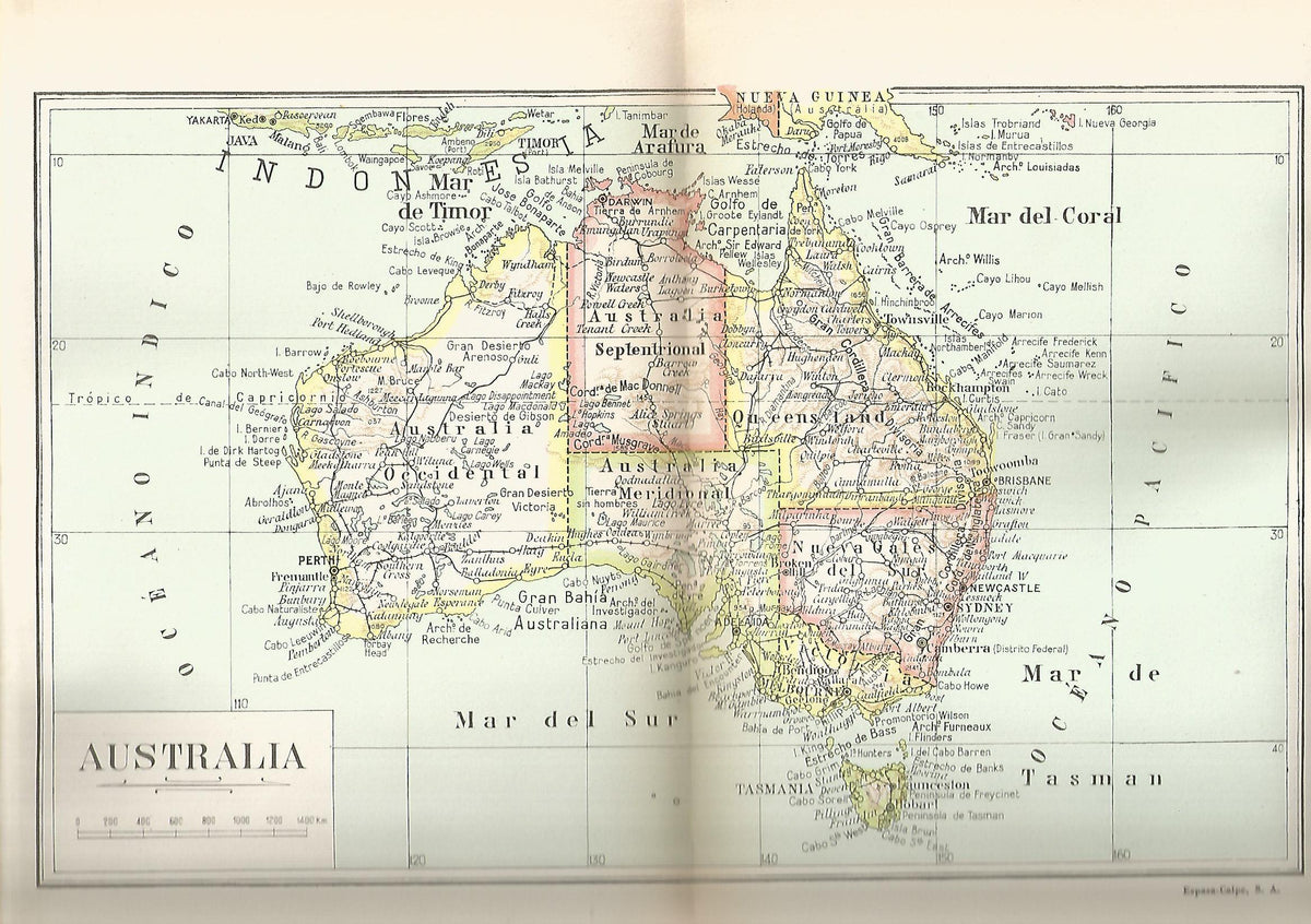 Lamina 045: Mapa de Australia