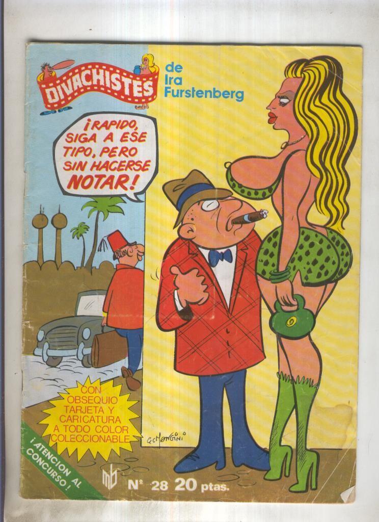Divachistes numero 28: Ira de Furstenberg (conserva la postal)