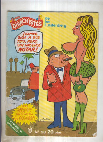 Divachistes numero 28: Ira de Furstenberg (conserva la postal)