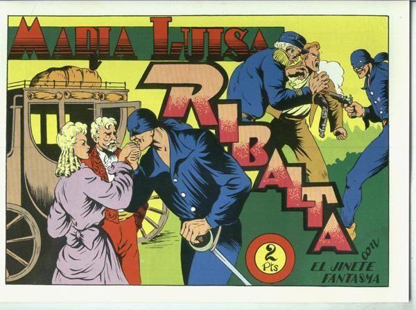 Facsimil: El Jinete Fantasma numero 043: Maria Luisa Ribalta