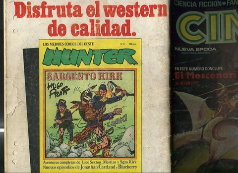 Cimoc revista numero 006 (numerado 1 en trasera, aviejado y con cubierta estropeada)
