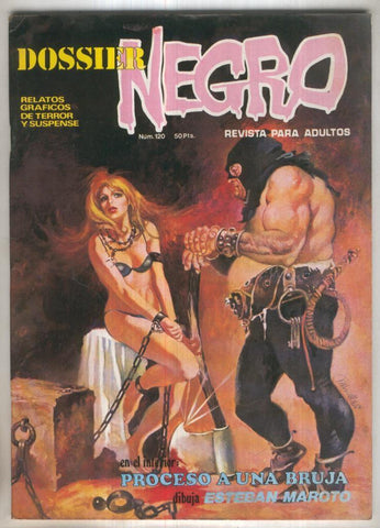 Dossier Negro numero 120 (numerado 1 en primera pagina interior)