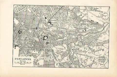 LAMINA ESPASA 2373: Plano de Pawlowsk Rusia