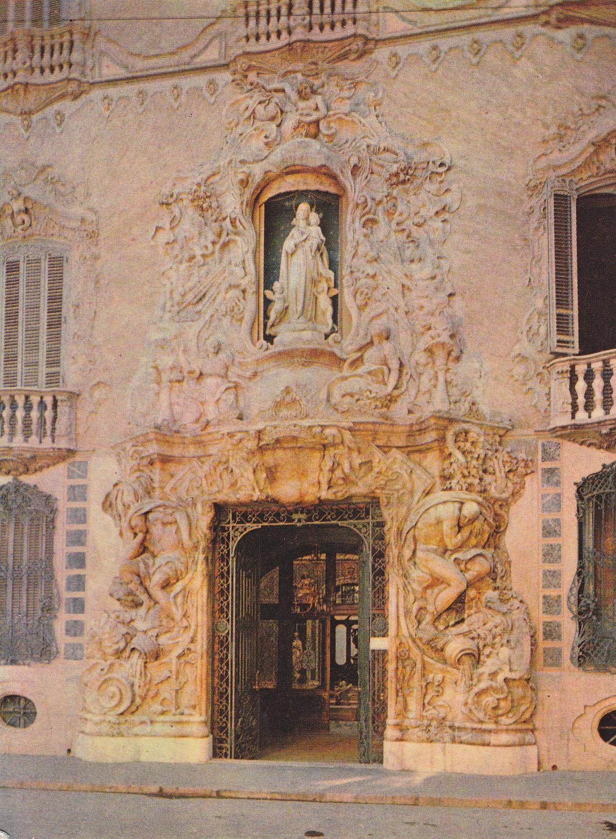 Postal 61048: Puerta del Palacio del Marques de dos aguas (Valencia)