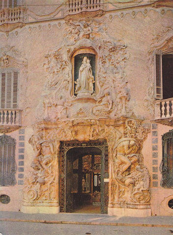 Postal 61048: Puerta del Palacio del Marques de dos aguas (Valencia)