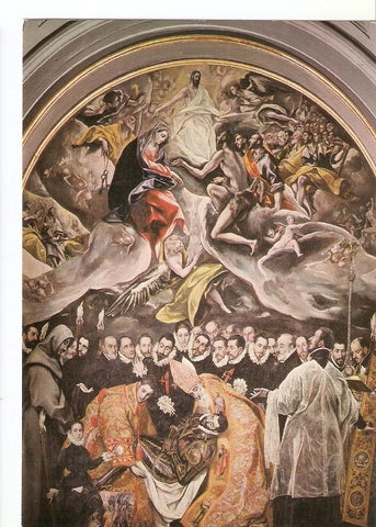 Postal 035319 : Iglesia Sto. Tome. Toledo. Entierro del Conde de Orgaz. El Greco